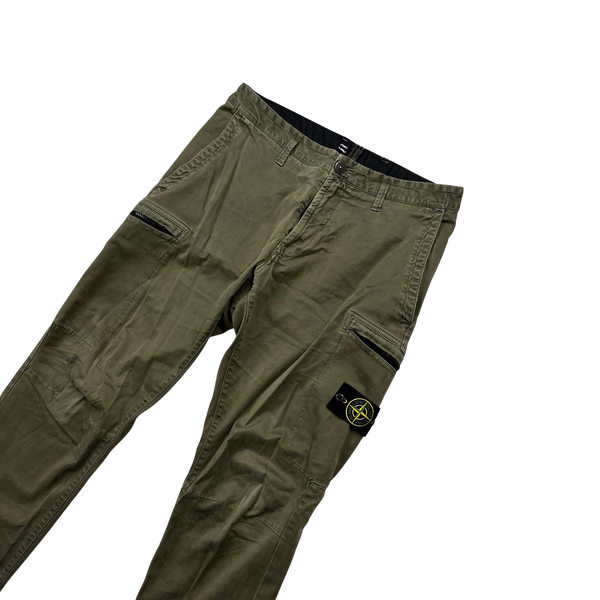 Stone Island 2014 Khaki Cargo Trousers - 34"