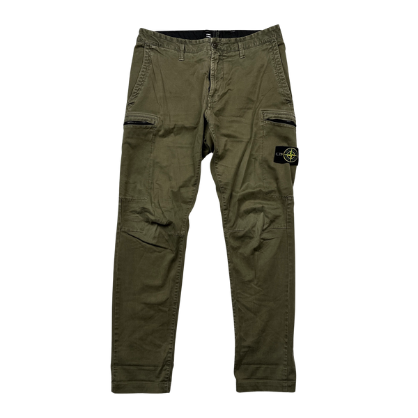 Stone Island 2014 Khaki Cargo Trousers - 34"