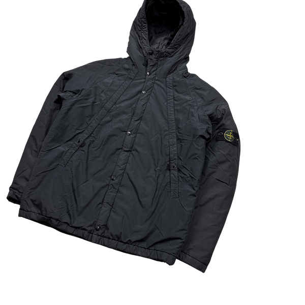 Stone Island Vintage 2003 Quilted Nylon Hooded Jacket - XL