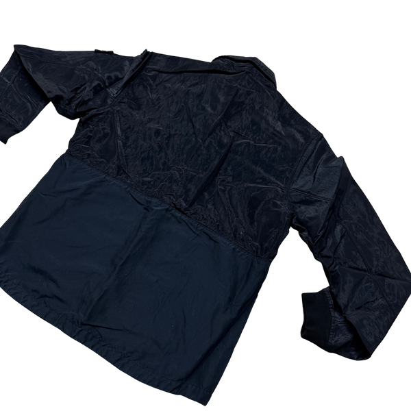 Stone Island 2016 Navy Nylon Shimmer Overshirt Jacket - XL