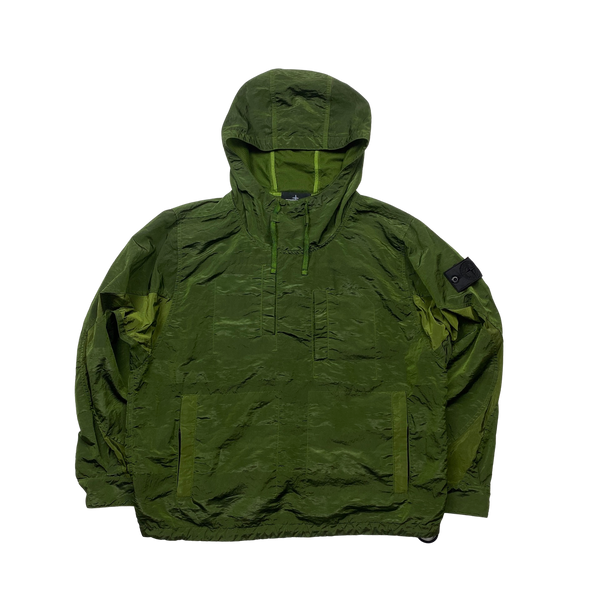 Stone island shadow project striped nylon metal smock on sale