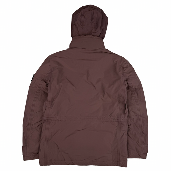 Stone Island 2015 Maroon Micro Reps Down Filled Puffer Field Jacket - Medium