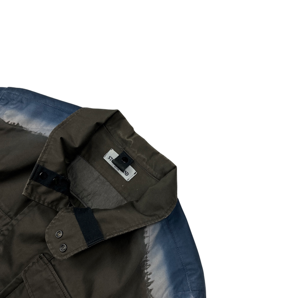 Stone Island 2013 RARE Raso Gommato Faded Hand Colouring Jacket - Large