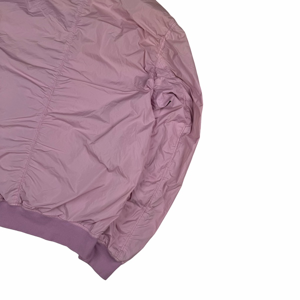 Stone Island 2020 Pink Crinkle Reps Bomber Jacket - Medium