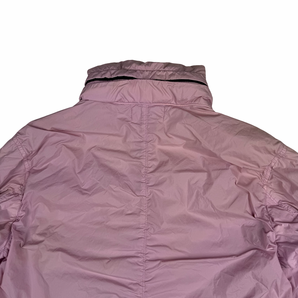 Stone Island 2020 Pink Crinkle Reps Bomber Jacket - Medium