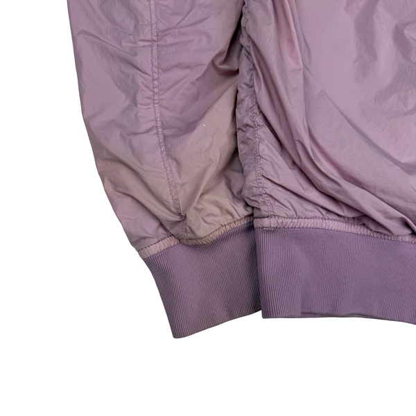 Stone Island 2020 Pink Crinkle Reps Bomber Jacket - Medium