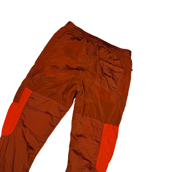 Stone Island 2019 Copper Nylon Crinkle Reps Lightweight RE T Cargo Trousers - 34" (Large)