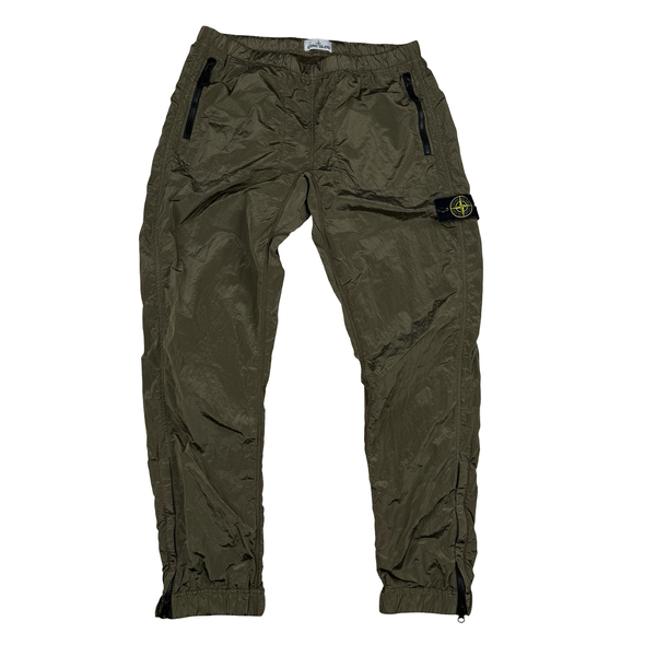 Stone Island 2017 Khaki Nylon Metal Trousers - XL