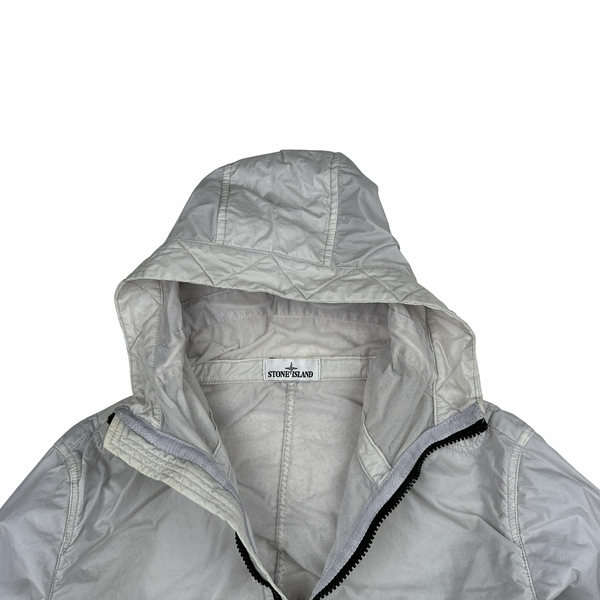 Stone Island 2018 Violet Lamy Flock Hooded Jacket - Medium
