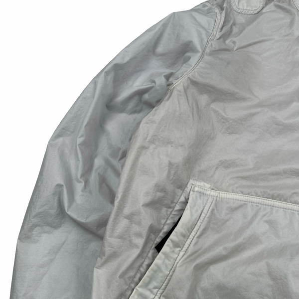 Stone Island 2018 Violet Lamy Flock Hooded Jacket - Medium