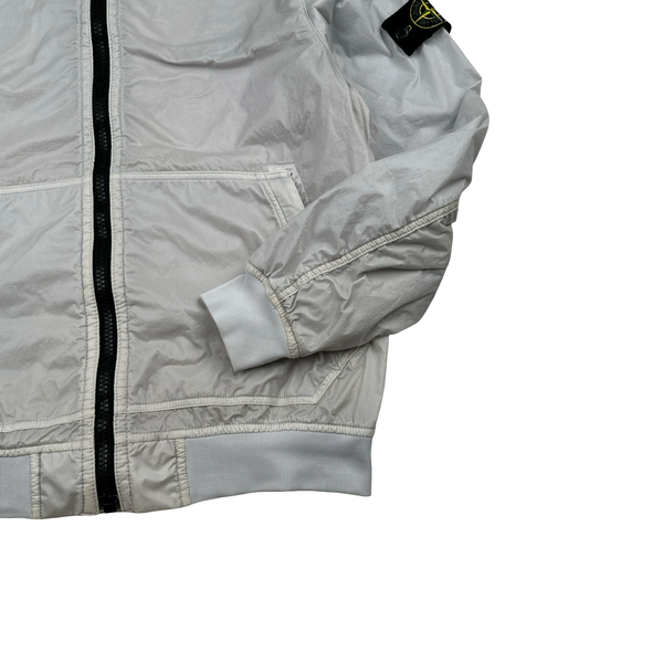 Stone Island 2018 Violet Lamy Flock Hooded Jacket - Medium