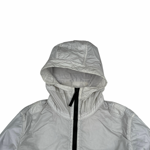 Stone Island 2018 Violet Lamy Flock Hooded Jacket - Medium