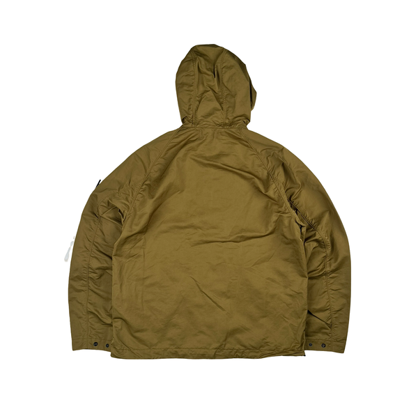 Stone Island 2023 Tan Hyper Dense Nylon Raso Jacket - Large