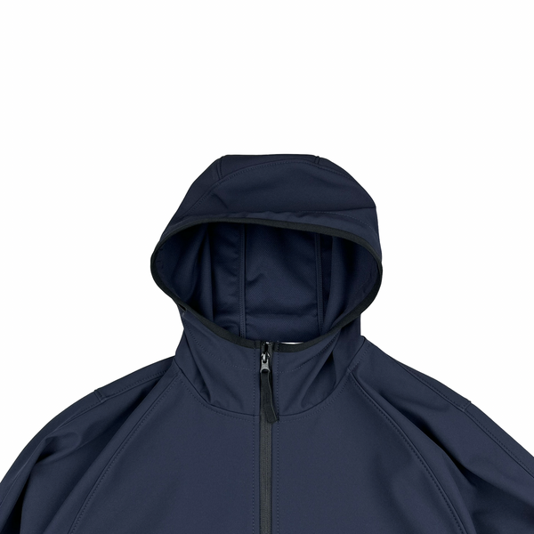 Stone Island 2023 Navy Soft Shell R eDye Technology Jacket - Medium