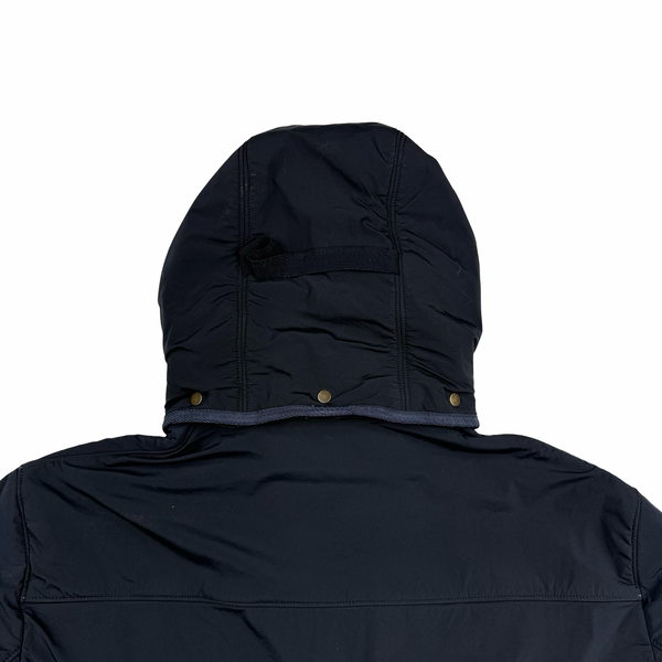 CP Company Navy Fleece Lined Nycra Stretch Goggle Jacket - Large (50)