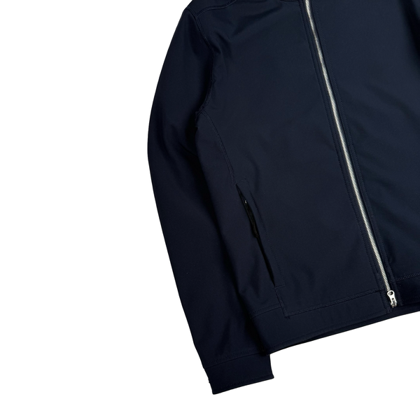 Stone Island 2017 Navy Blue Soft Shell - R Jacket - Medium