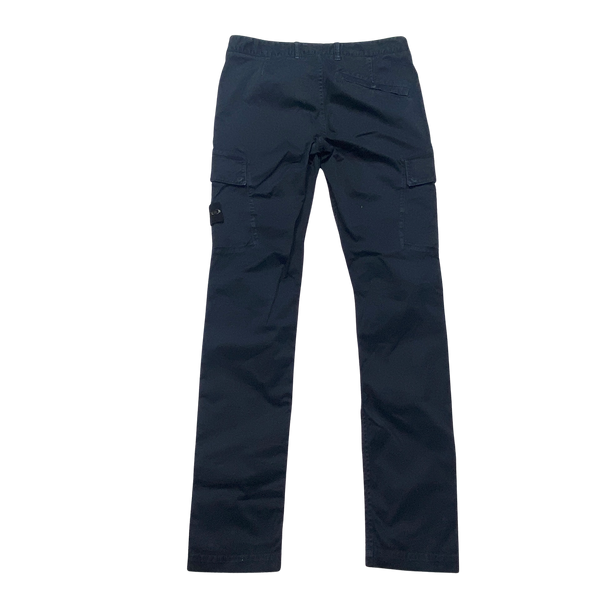 Stone Island Charcoal 2022 Skinny Fit Cargos - 31"