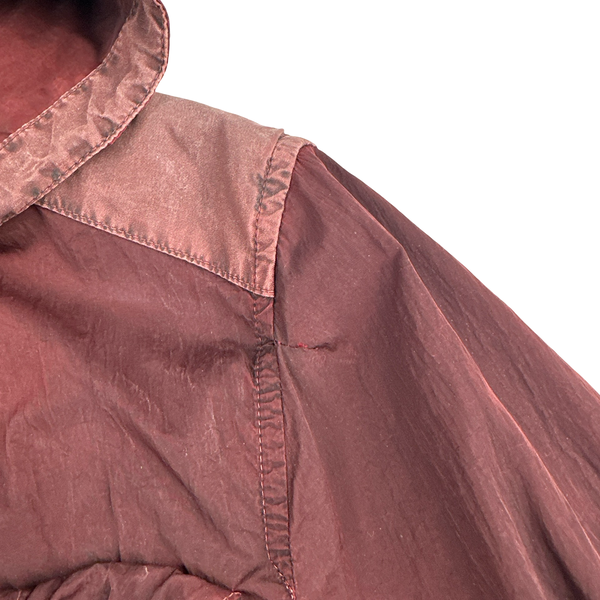 CP Company 50 Fili Maroon Multi pocket Goggle Jacket - XL
