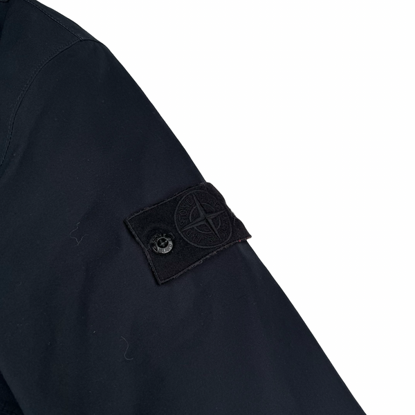 Stone Island 2015 Navy O-Ventile Ghost Piece Hooded Dutch Rope Down Lined Jacket - Medium