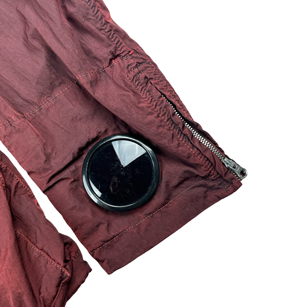 CP Company 50 Fili Maroon Multi pocket Goggle Jacket - XL