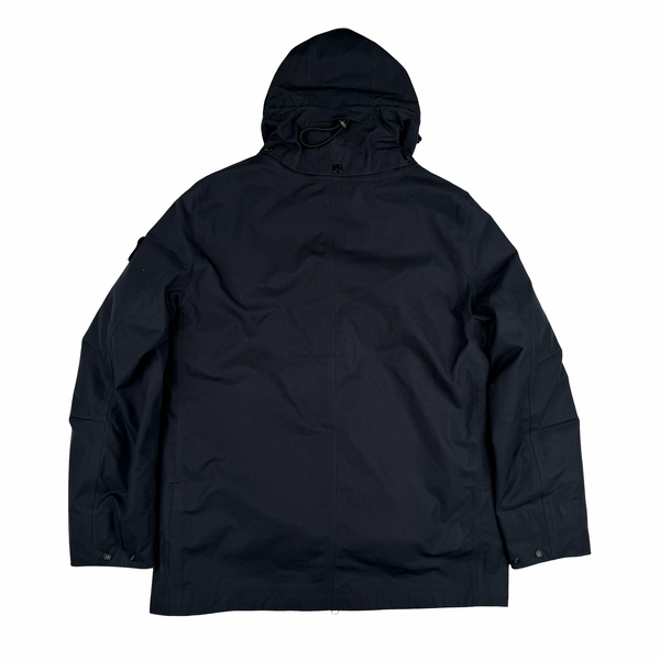 Stone Island 2015 Navy O-Ventile Ghost Piece Hooded Dutch Rope Down Lined Jacket - Medium