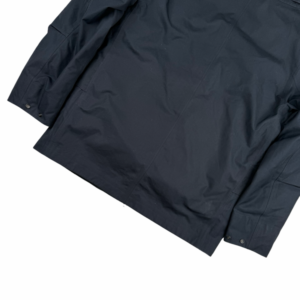 Stone Island 2015 Navy O-Ventile Ghost Piece Hooded Dutch Rope Down Lined Jacket - Medium