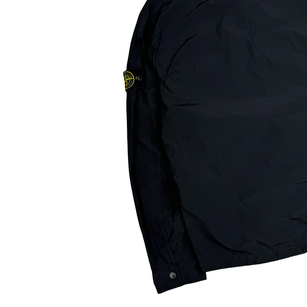 Stone Island 2017 Navy Blue Soft Shell - R Jacket - Medium