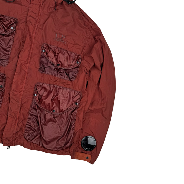 CP Company Rust Taylon P La Mile Goggle Jacket - Large