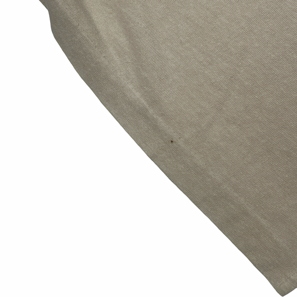 Stone Island 90's Vintage Tan Cotton Spellout Vintage T Shirt - Small
