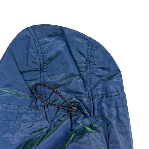 Stone Island 2017 Blue Nylon Metal Watro Colour Weft Jacket - Small