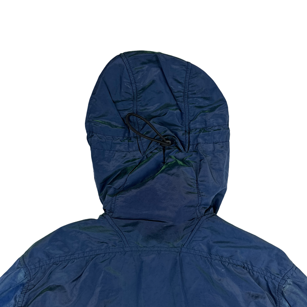 Stone Island 2017 Blue Nylon Metal Watro Colour Weft Jacket - Small