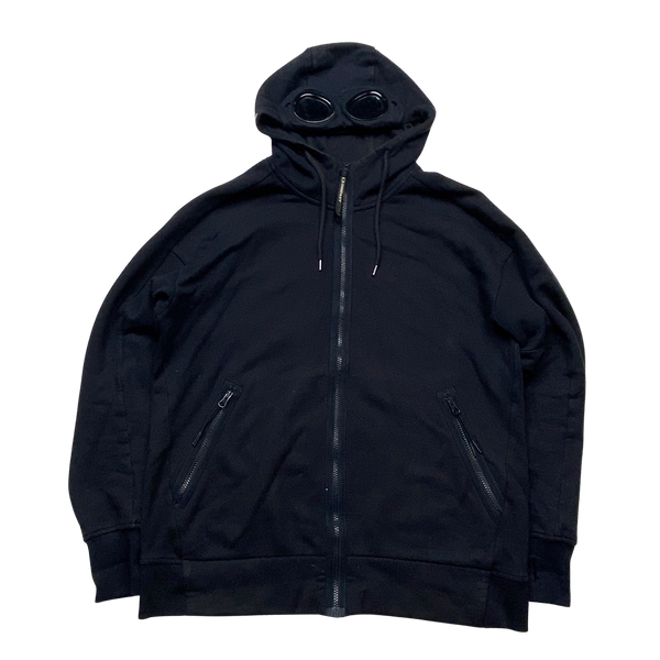 Cp company goggle hoodie navy cheap
