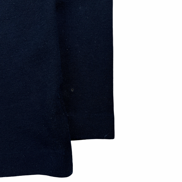 Stone Island Vintage Green Edge 1998 Navy Mock Neck Jumper - Large