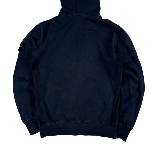 Stone Island 2013 Navy Cotton Zipped Jumper - Small