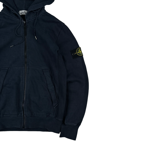 Stone Island 2013 Navy Cotton Zipped Jumper - Small