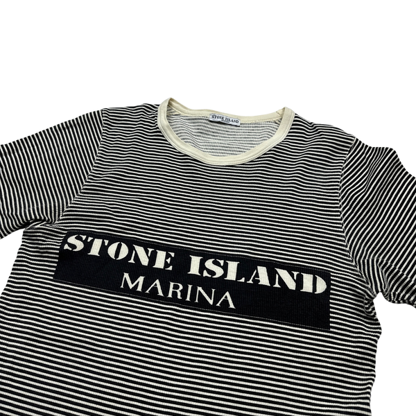 Stone Island 2006 Striped Marina T Shirt - Small