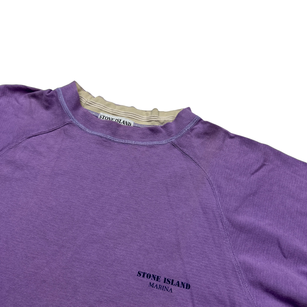 Stone Island 90's Vintage Marina Cotton T Shirt - Small