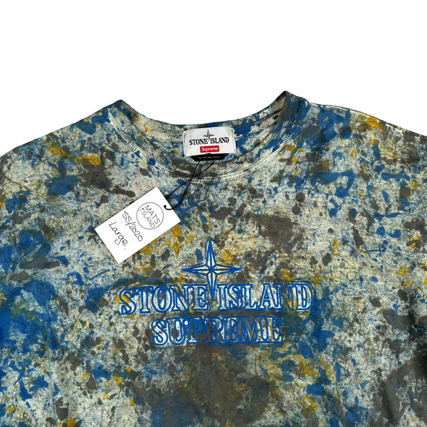 Stone Island x Supreme 2020 Paintball T Shirt - Large