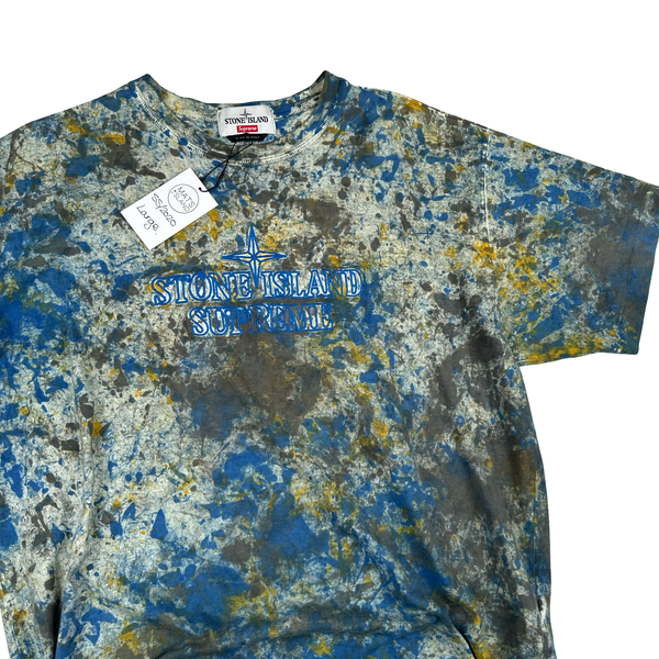 Stone Island x Supreme 2020 Paintball T Shirt - Large