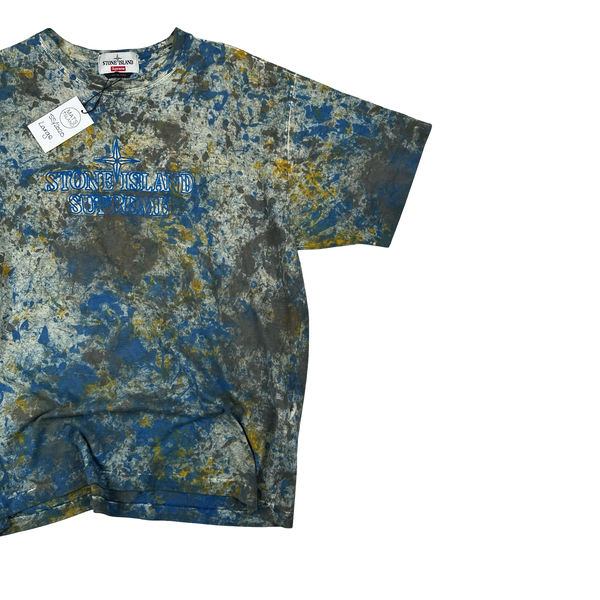 Stone Island x Supreme 2020 Paintball T Shirt - Large