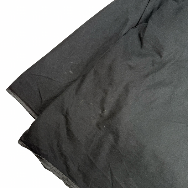 Stone Island Vintage 1995 Black Reversable Cotton/Nylon Metal Hooded Pullover - XL
