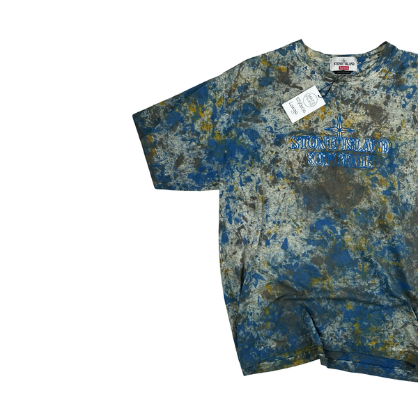 Stone Island x Supreme 2020 Paintball T Shirt - Large