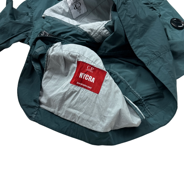 CP Company Turquoise Nycra Nylon Overshirt - Medium