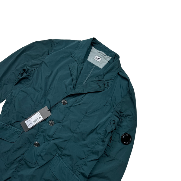 CP Company Turquoise Nycra Nylon Overshirt - Medium