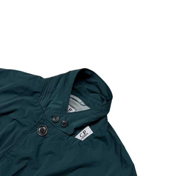 CP Company Turquoise Nycra Nylon Overshirt - Medium