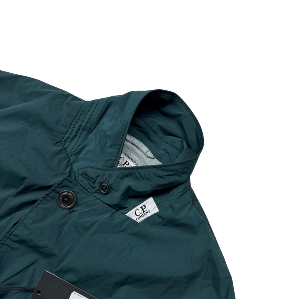 CP Company Turquoise Nycra Nylon Overshirt - Medium