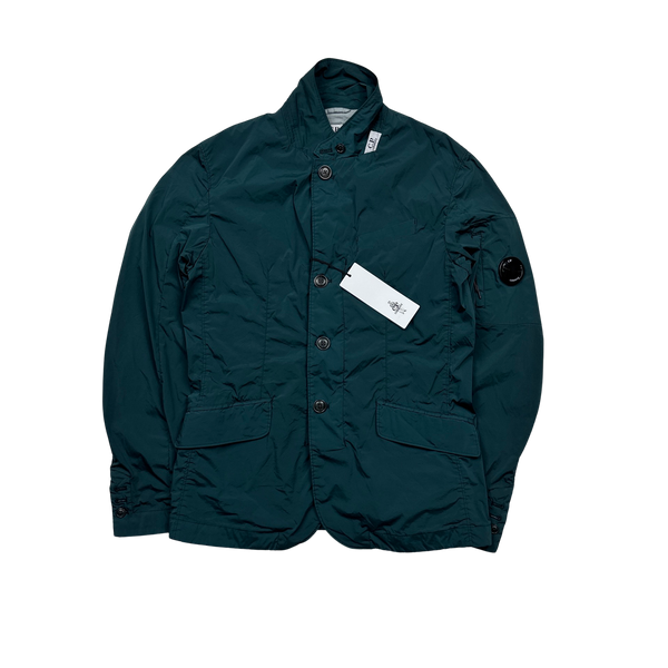 CP Company Turquoise Nycra Nylon Overshirt - Medium