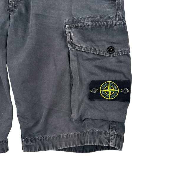 Stone Island 2019 Dark Grey Slim Fit Cargo Shorts - 31"