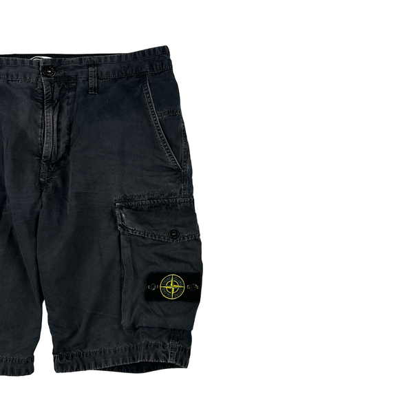 Stone Island 2019 Dark Grey Slim Fit Cargo Shorts - 31"