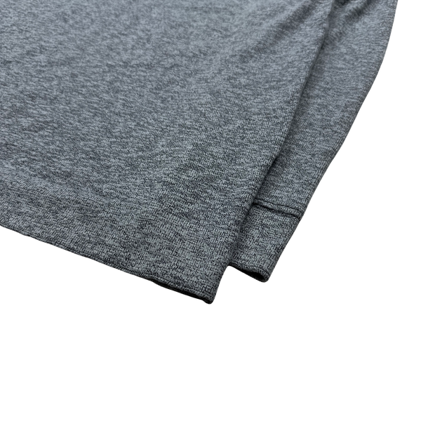 Stone Island 2018 Mottled Blue V Neck Jumper - Large